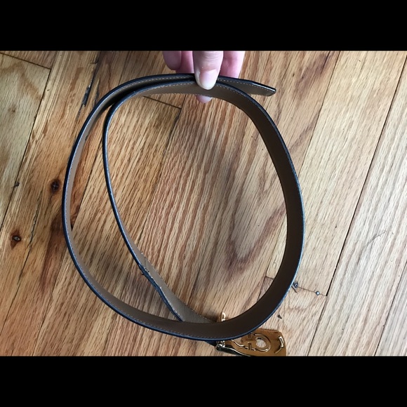 Vintage Designer Leather Classic accessory Gold buckle waist belt chocolate 🍫 - Picture 8 of 15